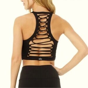 Alo (L) Movement Strappy Bra Tank Top